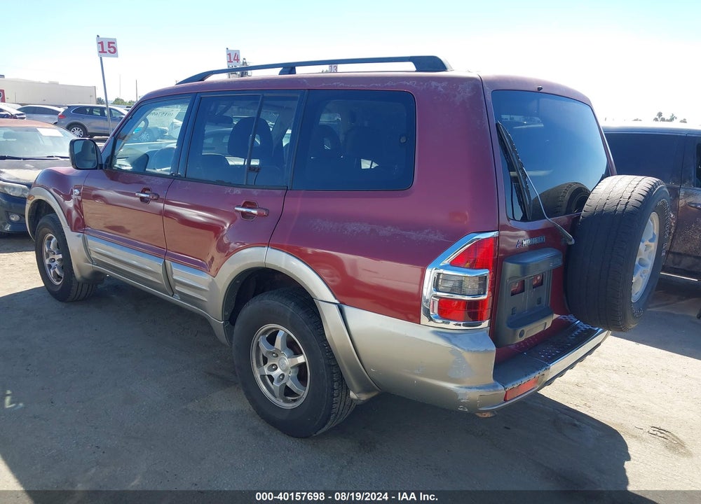 2001 MITSUBISHI MONTERO LIMITED VIN: JA4MW51R51J038274