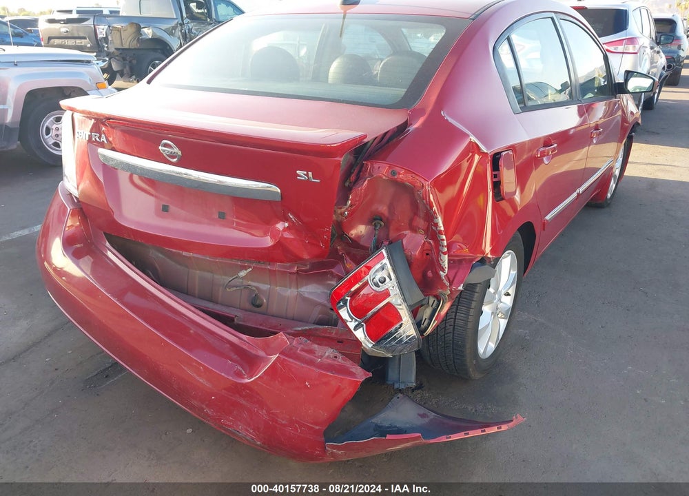 2012 NISSAN SENTRA 2.0 SL VIN: 3N1AB6AP1CL645893