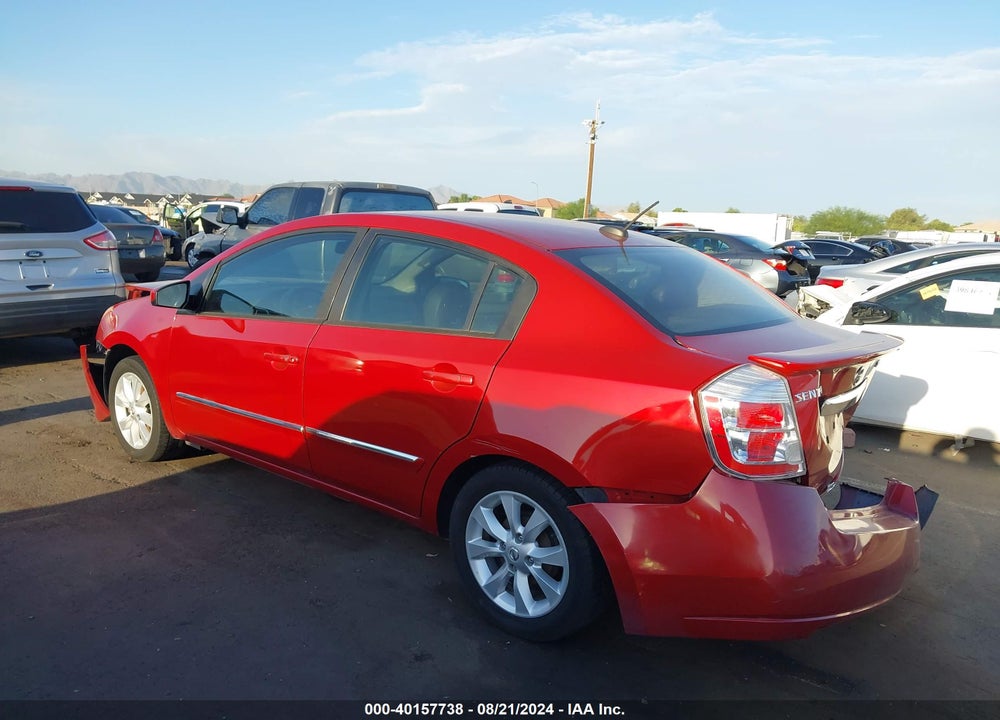 2012 NISSAN SENTRA 2.0 SL VIN: 3N1AB6AP1CL645893