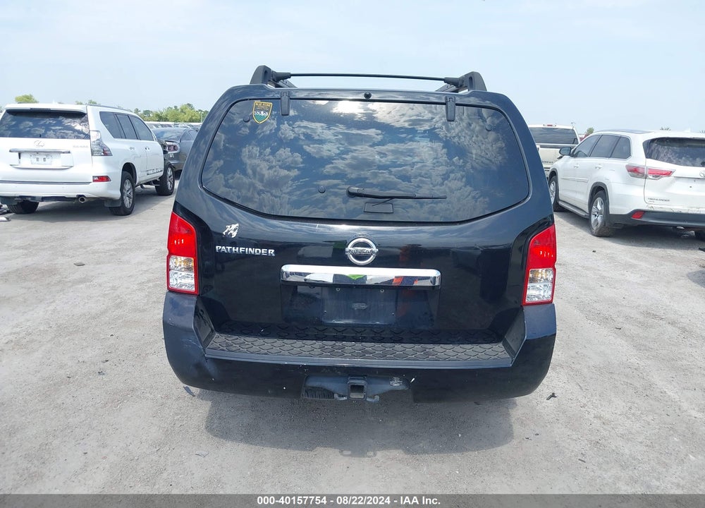 2011 NISSAN PATHFINDER SV VIN: 5N1AR1NN2BC609740