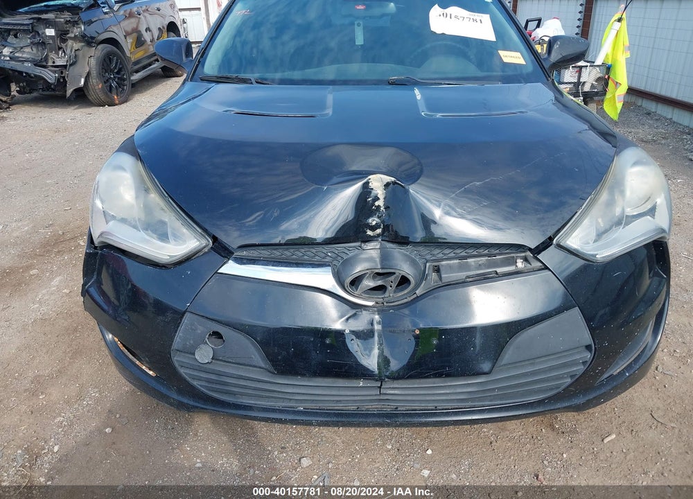 2013 HYUNDAI VELOSTER BASE W/BLACK VIN: KMHTC6AD6DU145062