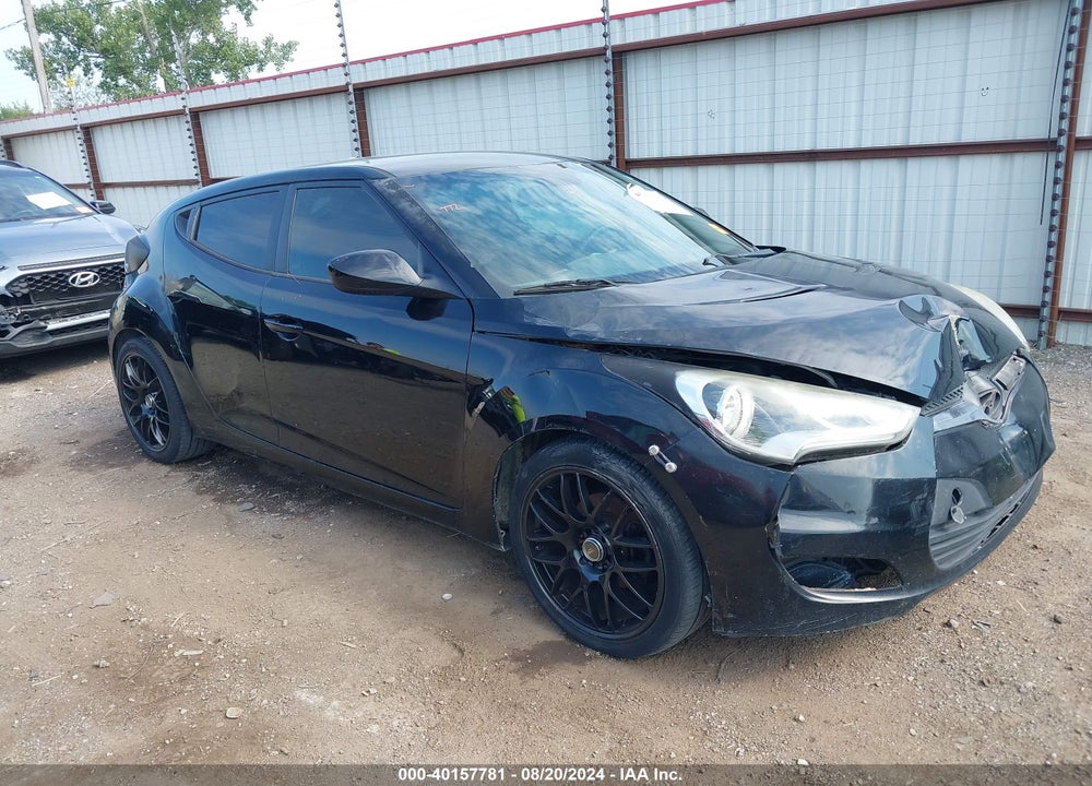 2013 HYUNDAI VELOSTER BASE W/BLACK VIN: KMHTC6AD6DU145062