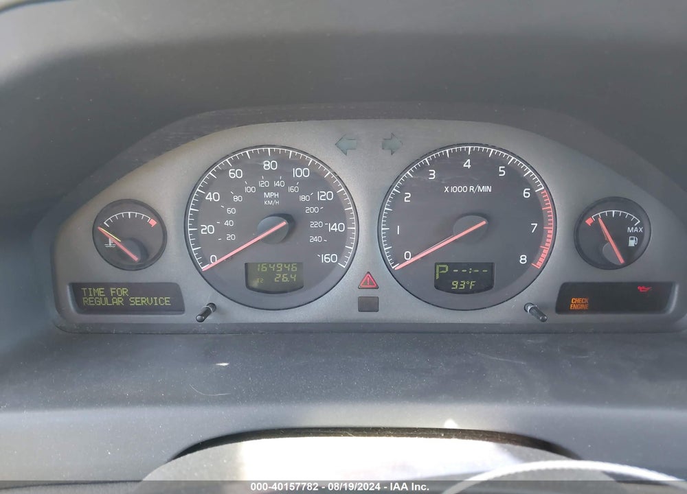 2002 VOLVO V70 XC VIN: YV1SZ58D721061923
