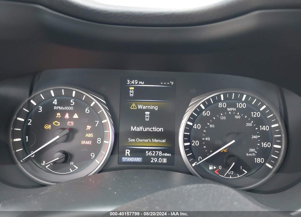 2020 INFINITI Q50 LUXE VIN: JN1EV7AP9LM204937