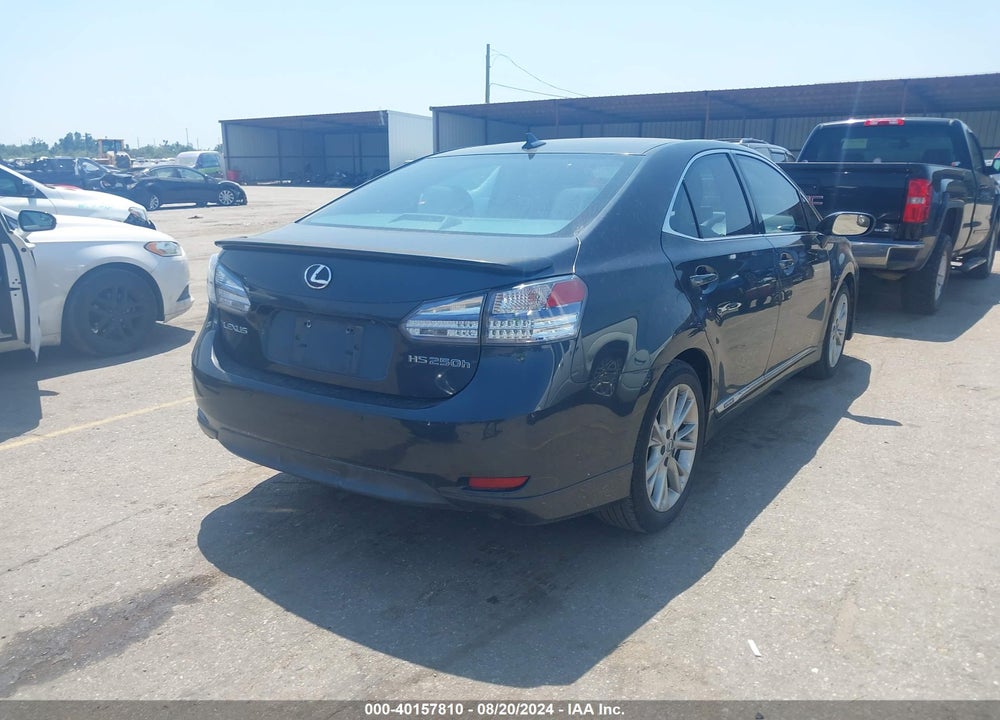 2010 LEXUS HS 250H PREMIUM VIN: JTHBB1BA5A2014513