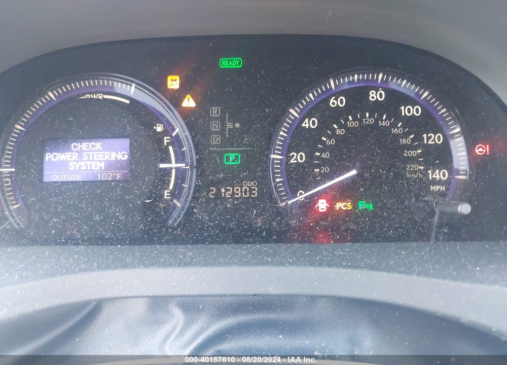 2010 LEXUS HS 250H PREMIUM VIN: JTHBB1BA5A2014513
