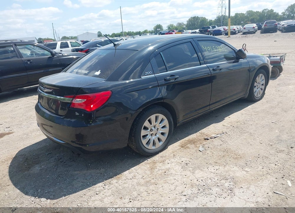 2013 CHRYSLER 200 LX VIN: 1C3CCBAB0DN646863