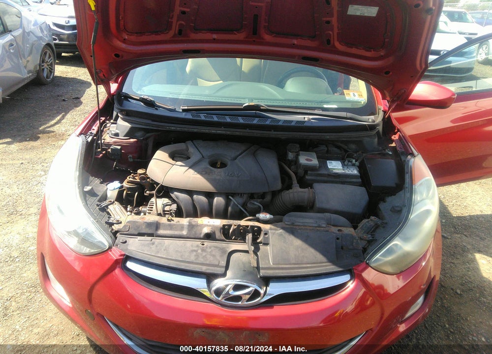 2013 HYUNDAI ELANTRA GLS VIN: 5NPDH4AE5DH383499