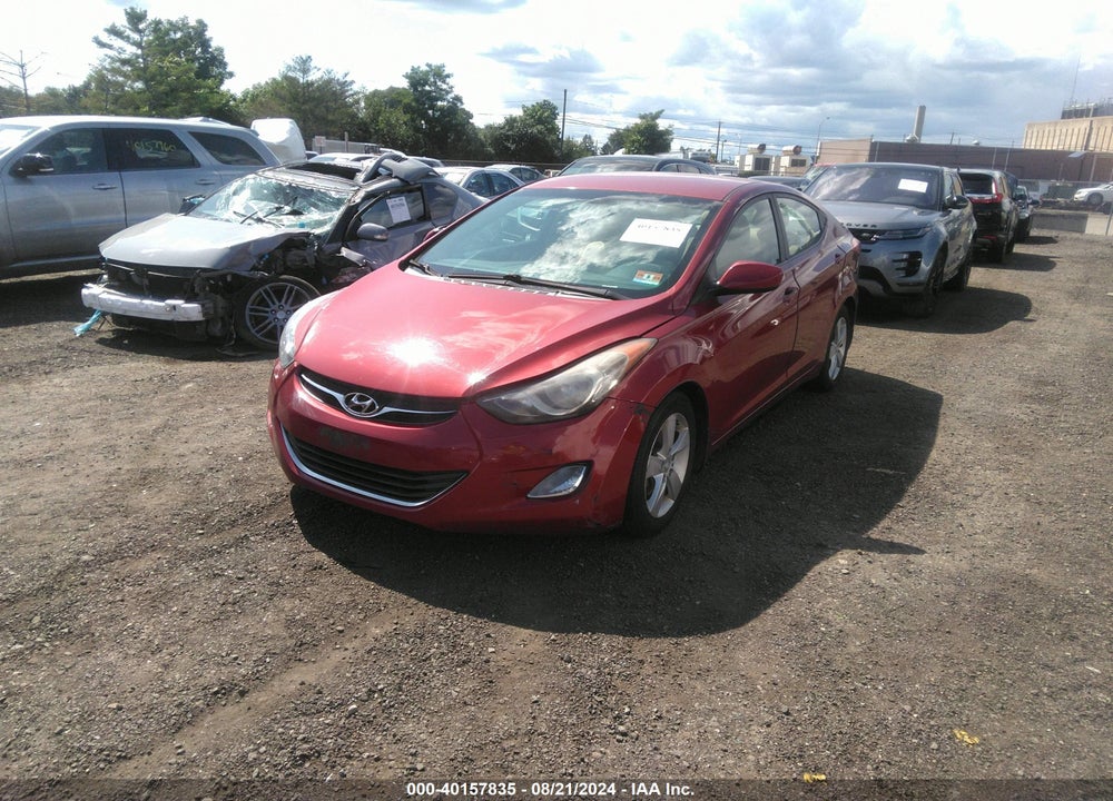 2013 HYUNDAI ELANTRA GLS VIN: 5NPDH4AE5DH383499