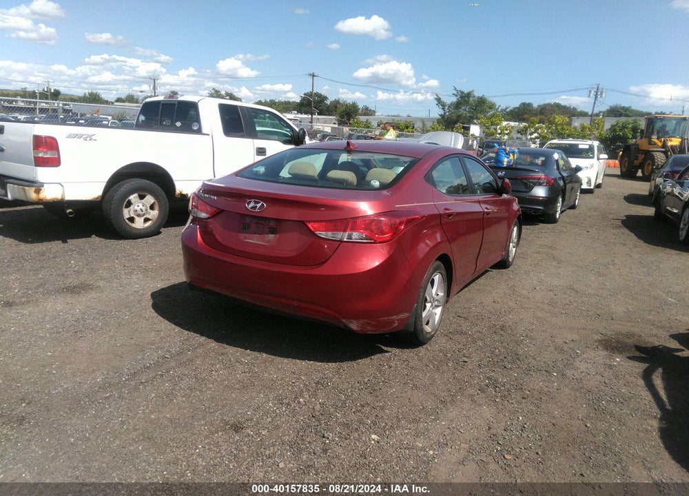 2013 HYUNDAI ELANTRA GLS VIN: 5NPDH4AE5DH383499