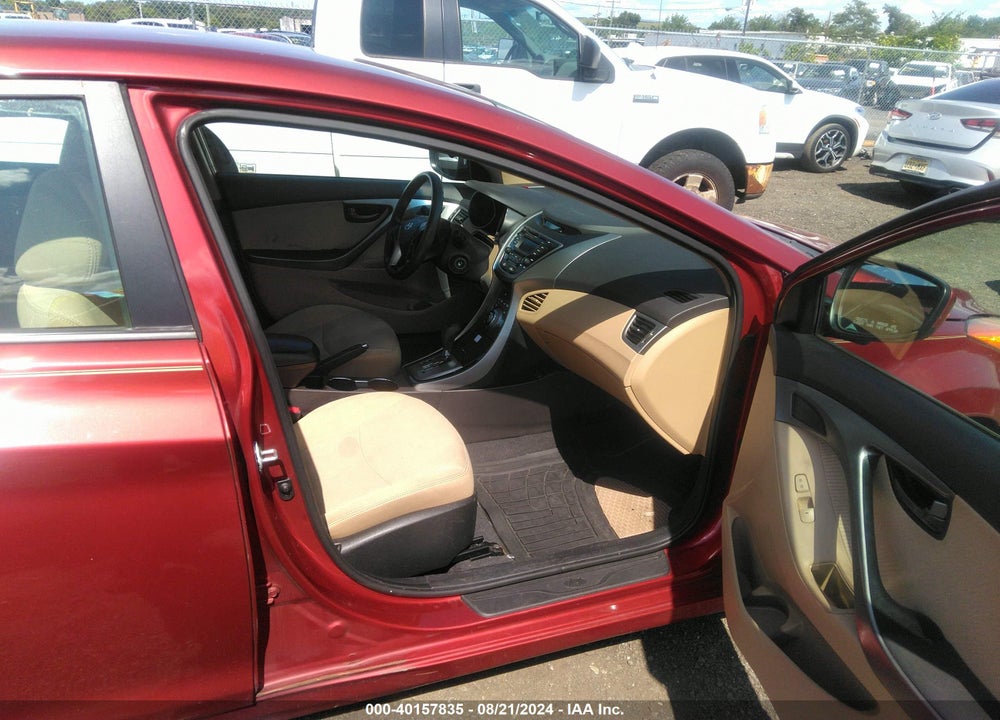 2013 HYUNDAI ELANTRA GLS VIN: 5NPDH4AE5DH383499
