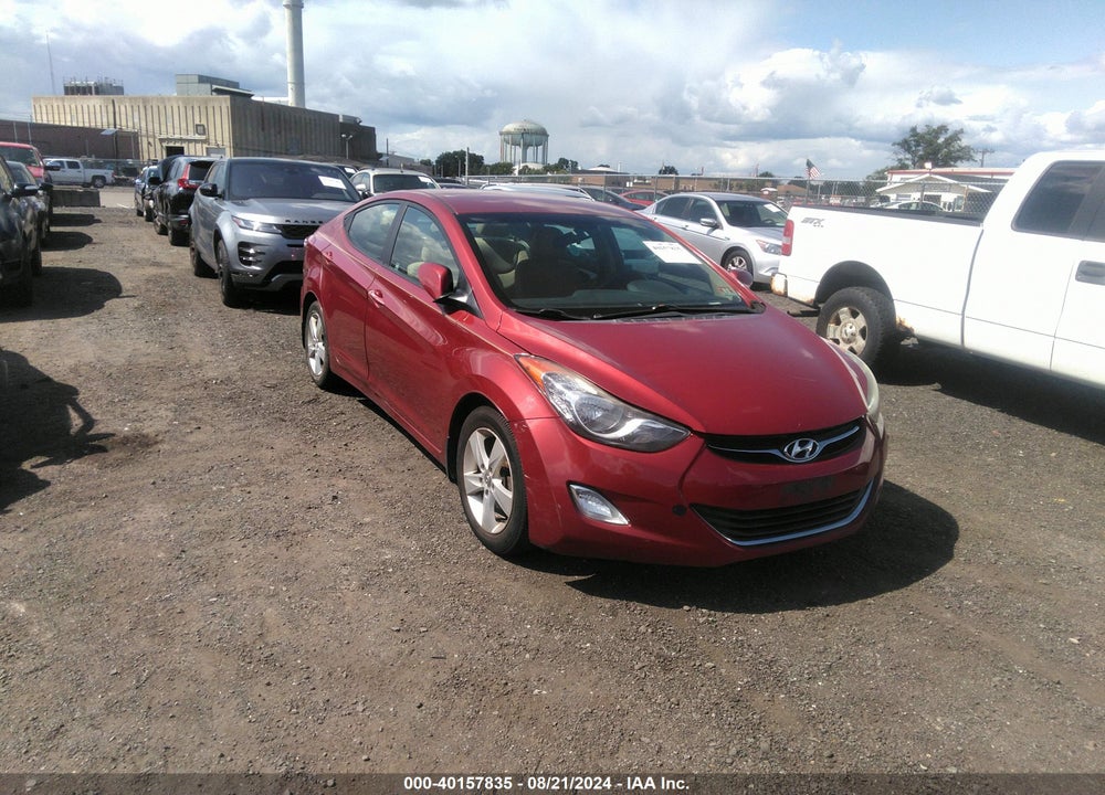2013 HYUNDAI ELANTRA GLS VIN: 5NPDH4AE5DH383499