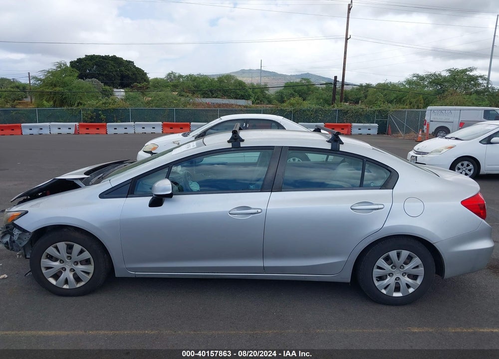 2012 HONDA CIVIC LX VIN: 2HGFB2F55CH605197