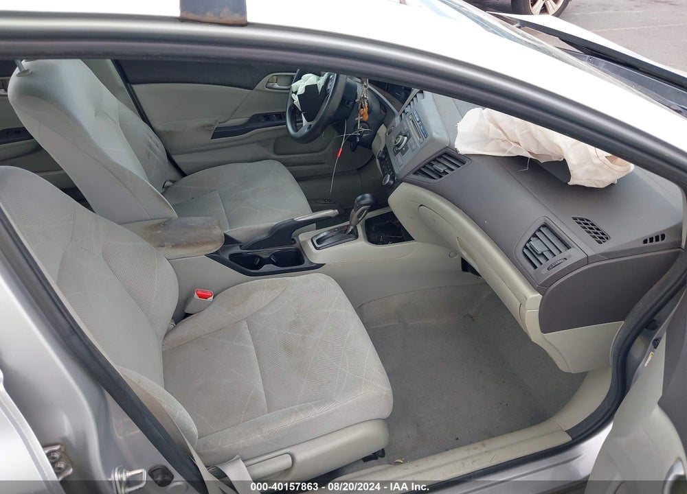 2012 HONDA CIVIC LX VIN: 2HGFB2F55CH605197