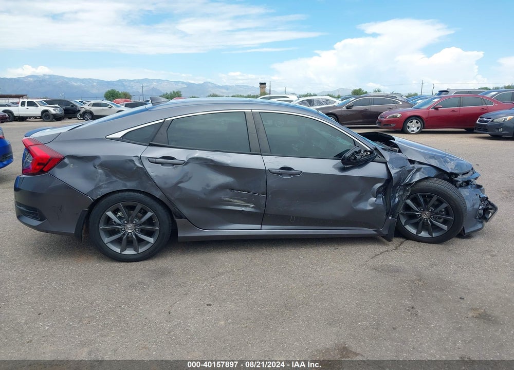 2021 HONDA CIVIC EX-L VIN: 2HGFC1F73MH701419