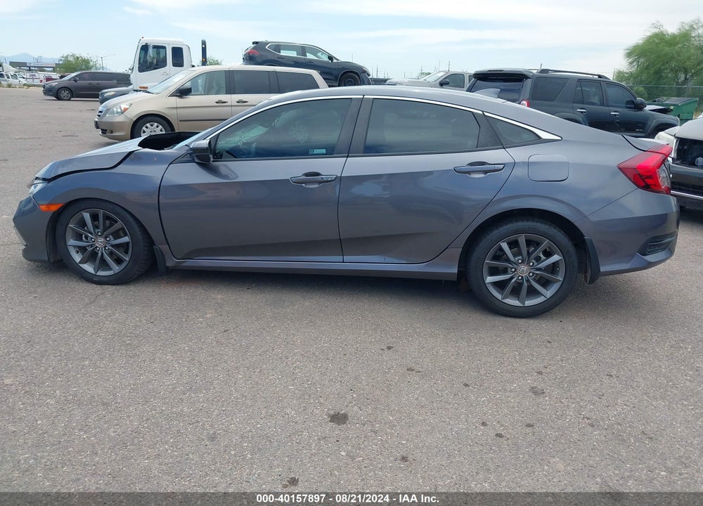 2021 HONDA CIVIC EX-L VIN: 2HGFC1F73MH701419