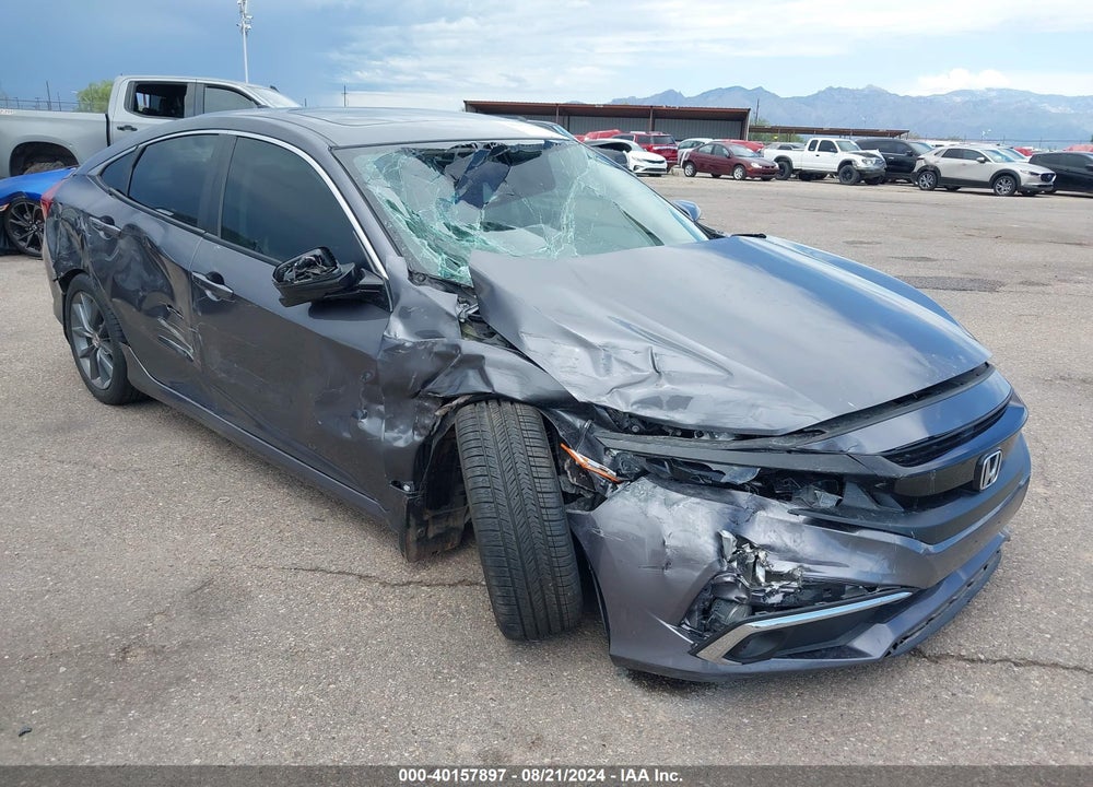 2021 HONDA CIVIC EX-L VIN: 2HGFC1F73MH701419