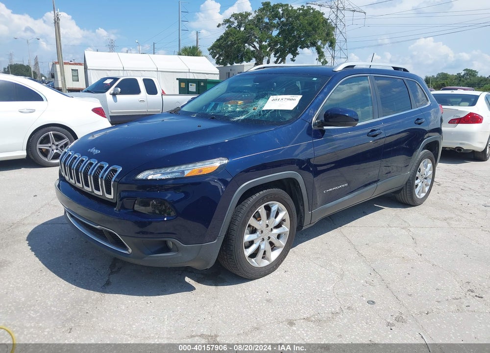 2016 JEEP CHEROKEE LIMITED VIN: 1C4PJLDS7GW256944