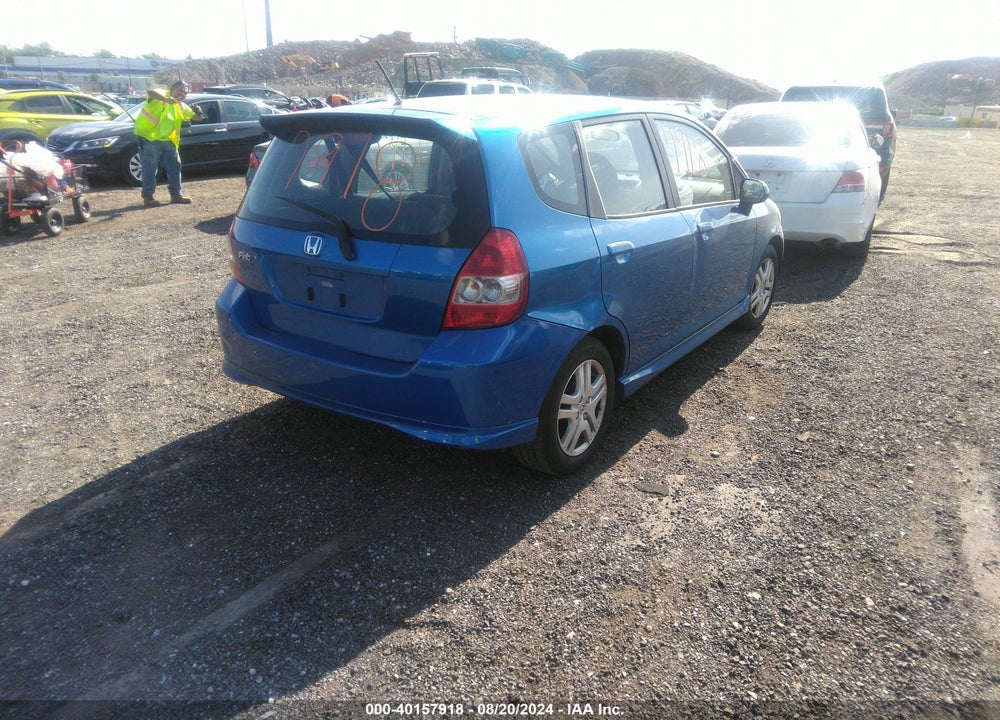 2008 HONDA FIT SPORT VIN: JHMGD38638S065369