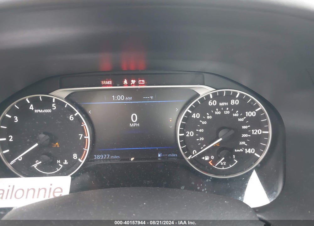2022 NISSAN ALTIMA SR FWD VIN: 1N4BL4CV0NN386384