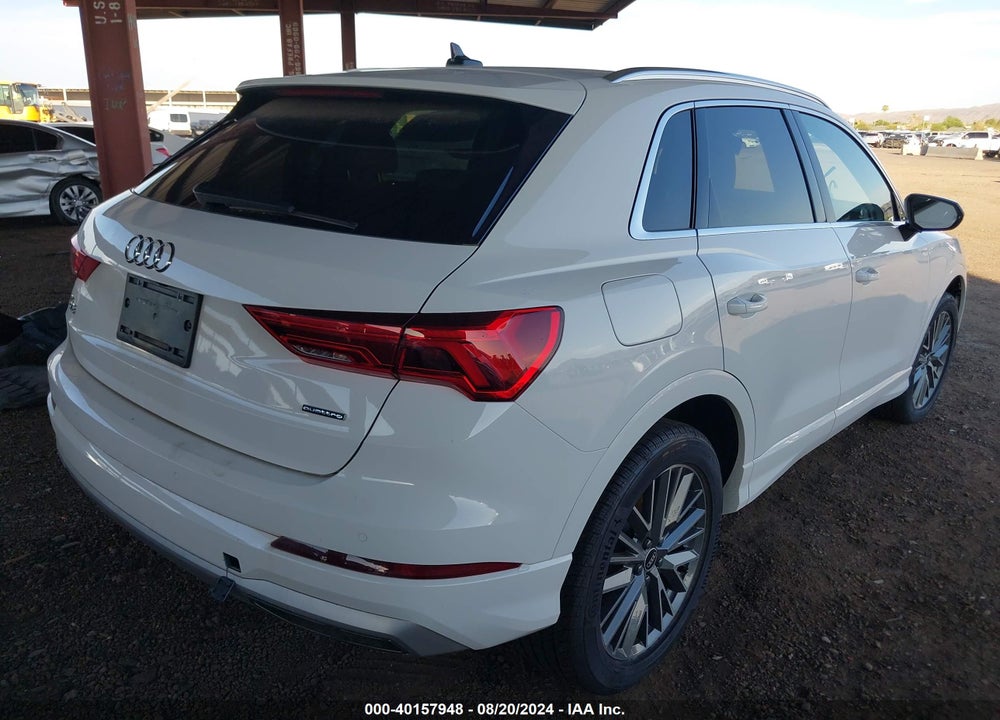 2022 AUDI Q3 PREMIUM 40 TFSI QUATTRO TIPTRONIC VIN: WA1AUCF36N1037965
