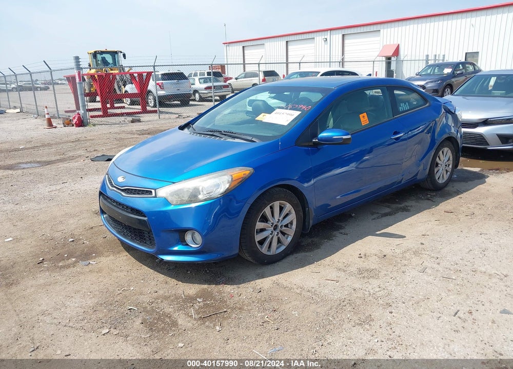 2014 KIA FORTE KOUP EX VIN: KNAFX6A80E5205919