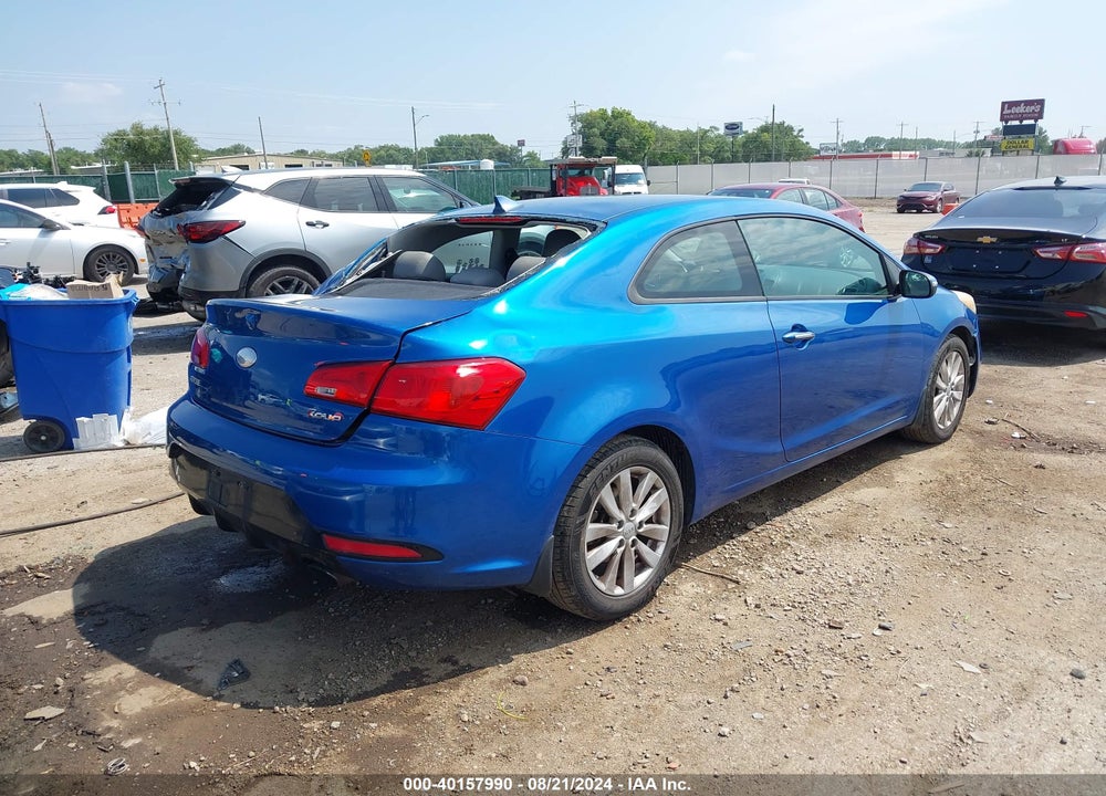 2014 KIA FORTE KOUP EX VIN: KNAFX6A80E5205919