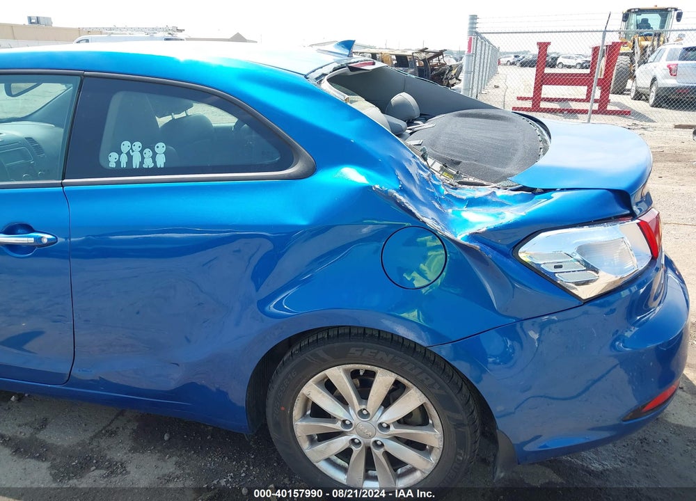 2014 KIA FORTE KOUP EX VIN: KNAFX6A80E5205919