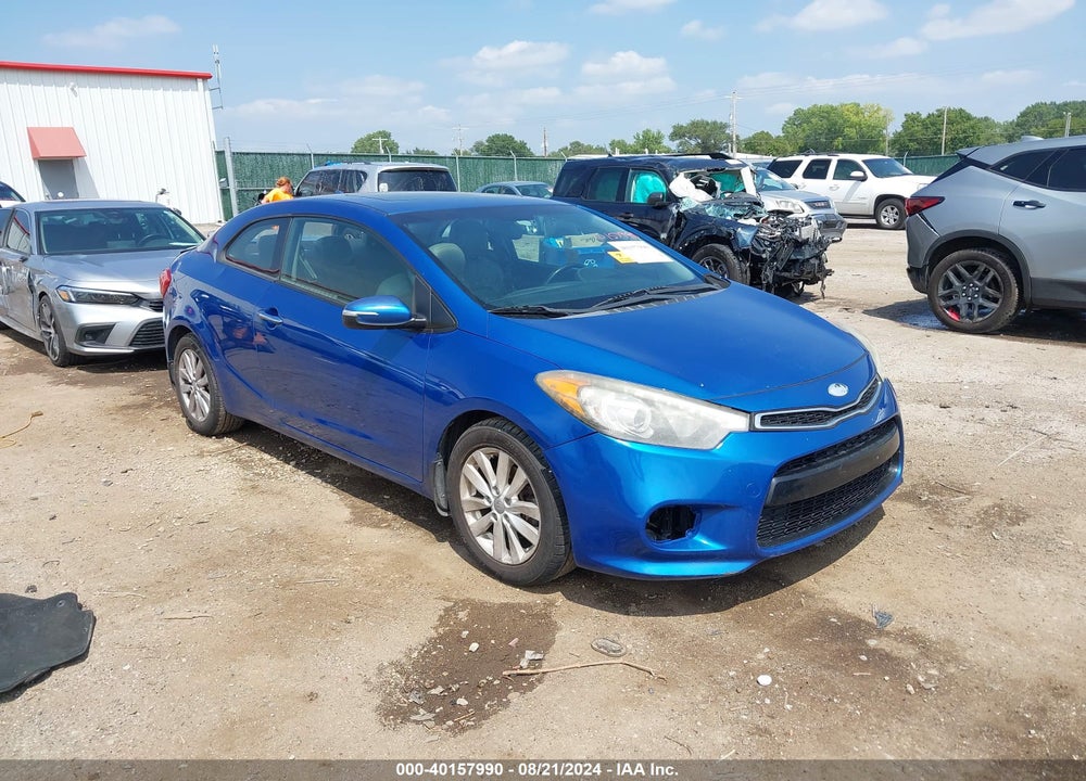 2014 KIA FORTE KOUP EX VIN: KNAFX6A80E5205919