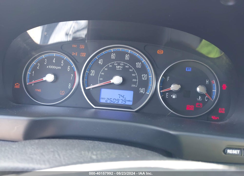 2009 HYUNDAI SANTA FE GLS VIN: 5NMSG73D59H245305