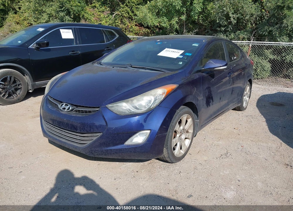 2013 HYUNDAI ELANTRA LIMITED VIN: 5NPDH4AE7DH152281