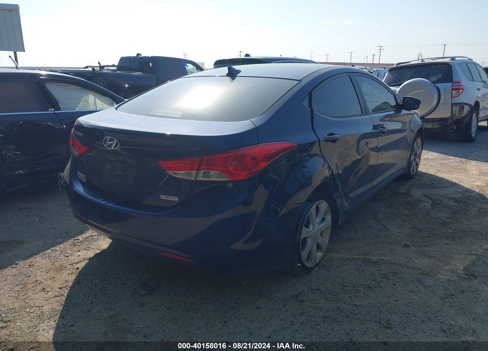2013 HYUNDAI ELANTRA LIMITED VIN: 5NPDH4AE7DH152281