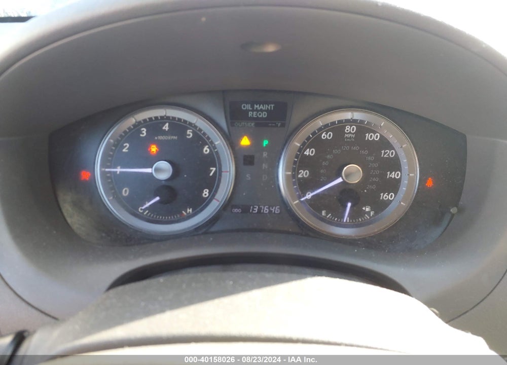 2012 LEXUS ES 350 VIN: JTHBK1EG3C2475941