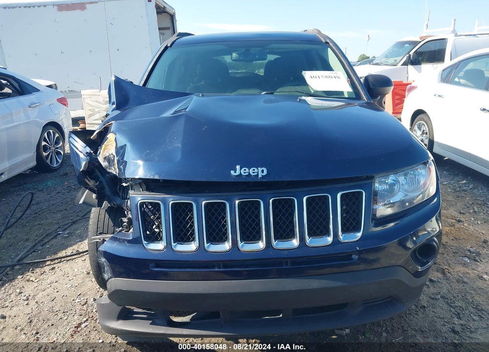 2017 JEEP COMPASS SPORT FWD VIN: 1C4NJCBA0HD147336