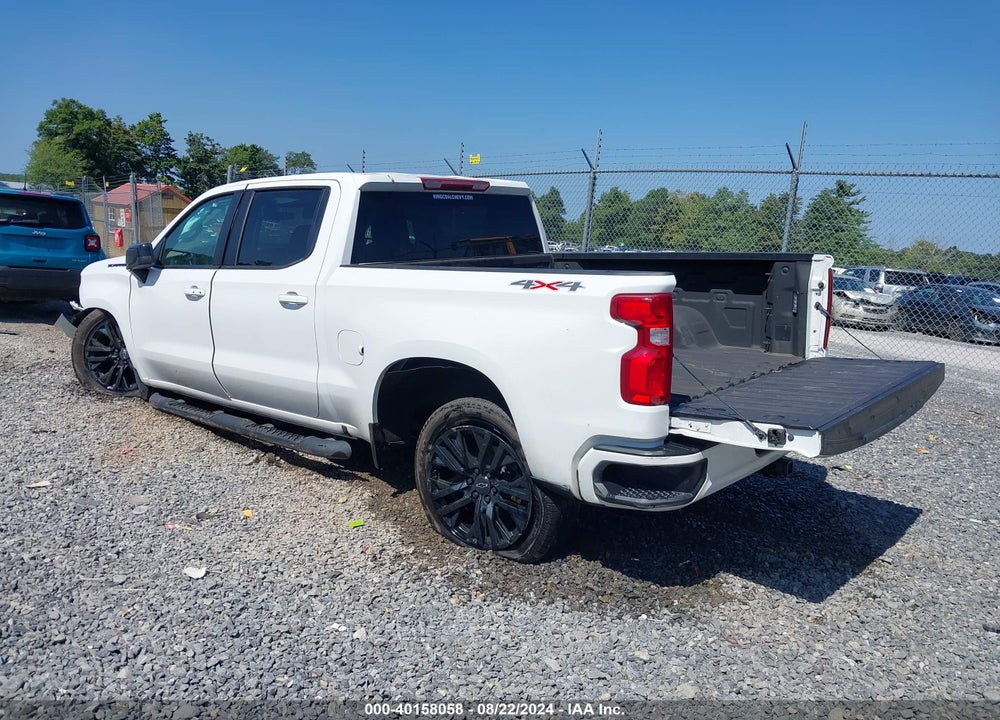 2021 CHEVROLET SILVERADO 1500 4WD SHORT BED RST VIN: 1GCPYEEK8MZ424185