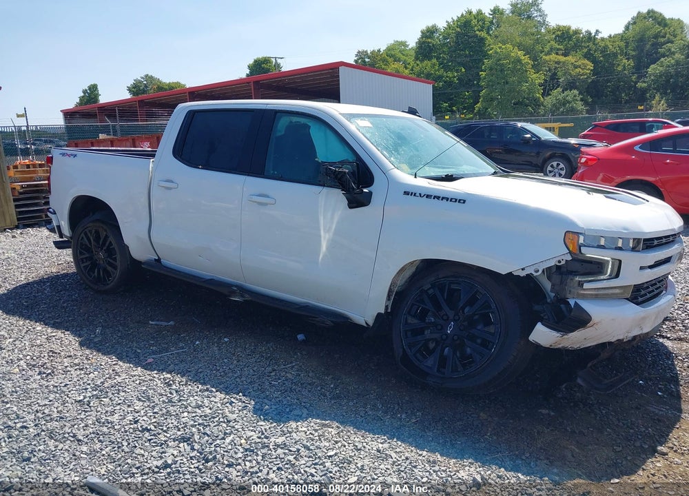 2021 CHEVROLET SILVERADO 1500 4WD SHORT BED RST VIN: 1GCPYEEK8MZ424185