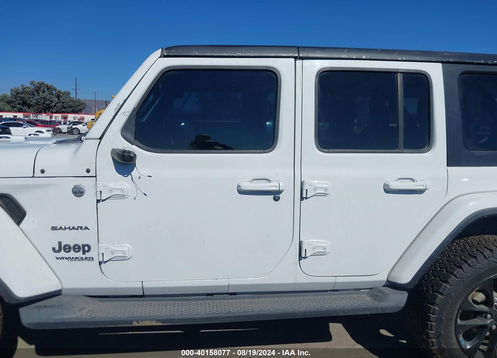 2021 JEEP WRANGLER UNLIMITED SAHARA 4X4 VIN: 1C4HJXEN6MW626068