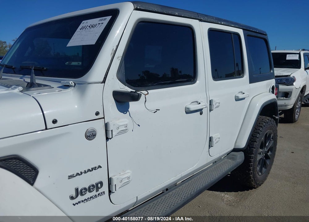 2021 JEEP WRANGLER UNLIMITED SAHARA 4X4 VIN: 1C4HJXEN6MW626068