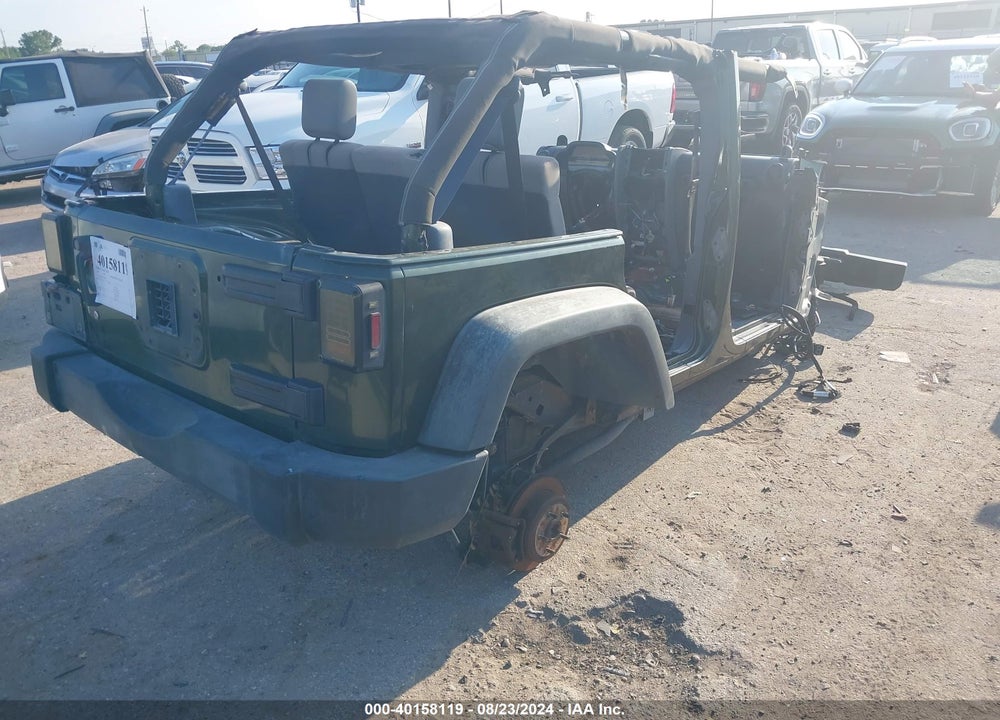 2009 JEEP WRANGLER UNLIMITED X VIN: 1J4GA39129L752801