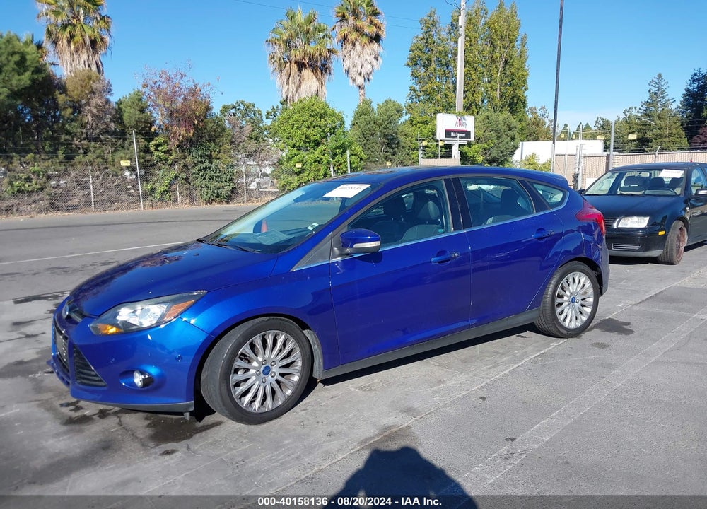 2012 FORD FOCUS TITANIUM VIN: 1FAHP3N23CL264543