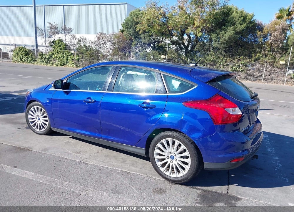 2012 FORD FOCUS TITANIUM VIN: 1FAHP3N23CL264543