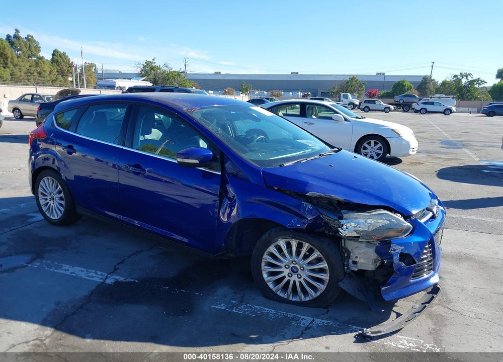 2012 FORD FOCUS TITANIUM VIN: 1FAHP3N23CL264543
