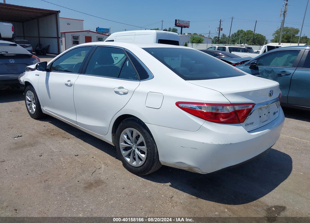 2017 TOYOTA CAMRY HYBRID LE VIN: 4T1BD1FK6HU206130