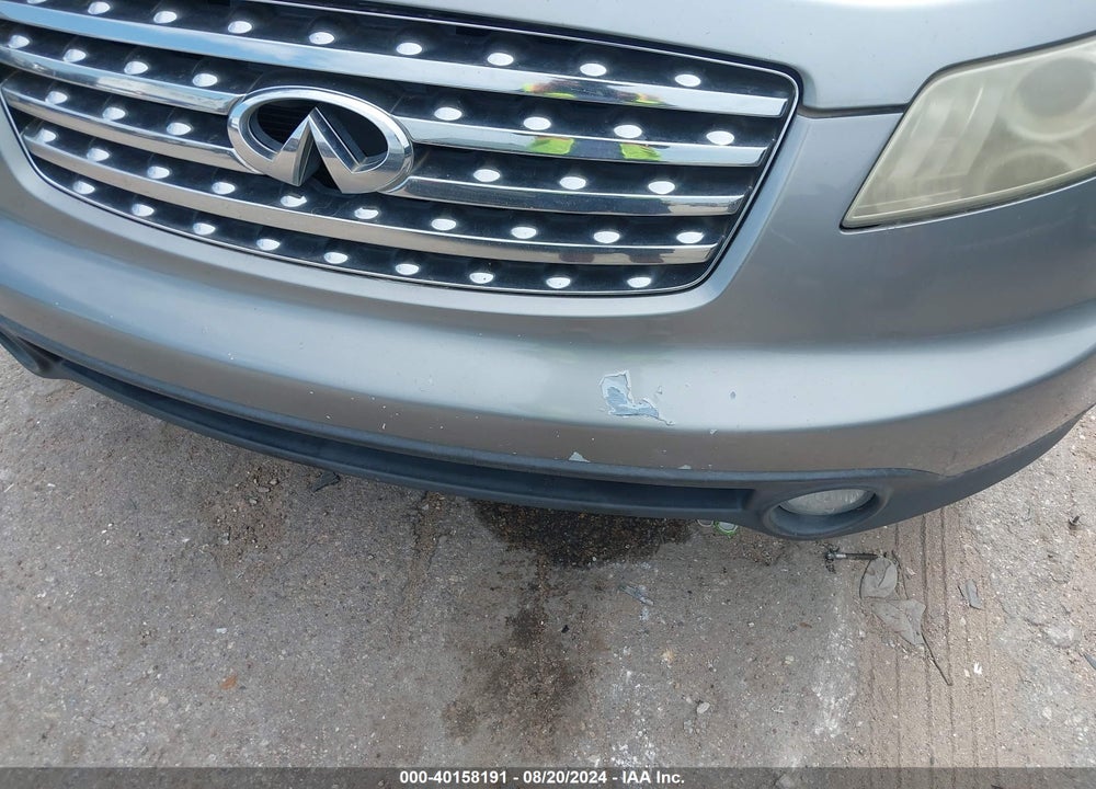 2005 INFINITI FX35 VIN: JNRAS08W85X215244