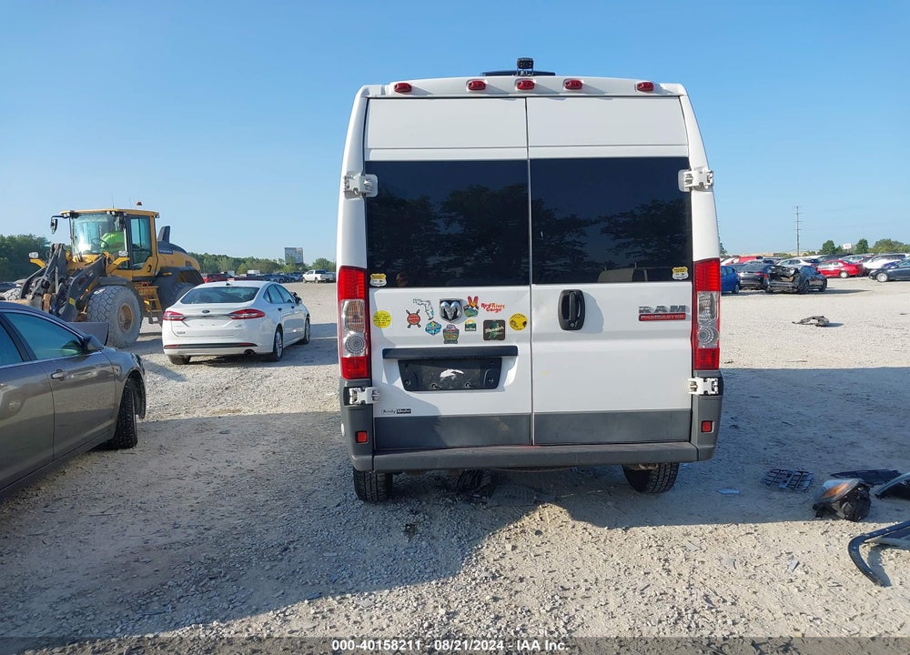 2017 RAM PROMASTER 2500 HIGH ROOF 159 WB VIN: 3C6TRVDG5HE503217