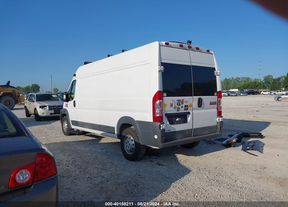 2017 RAM PROMASTER 2500 HIGH ROOF 159 WB VIN: 3C6TRVDG5HE503217