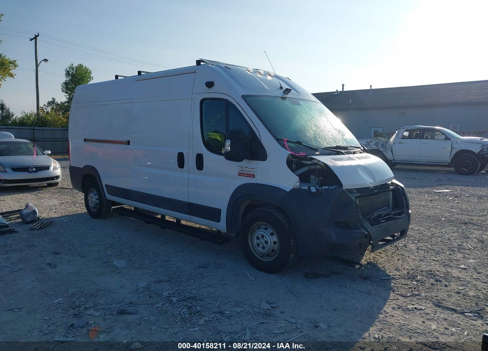 2017 RAM PROMASTER 2500 HIGH ROOF 159 WB VIN: 3C6TRVDG5HE503217