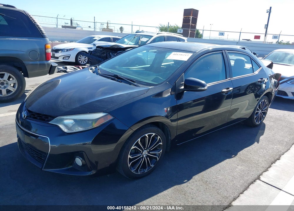2014 TOYOTA COROLLA S PLUS VIN: 5YFBURHE5EP014331