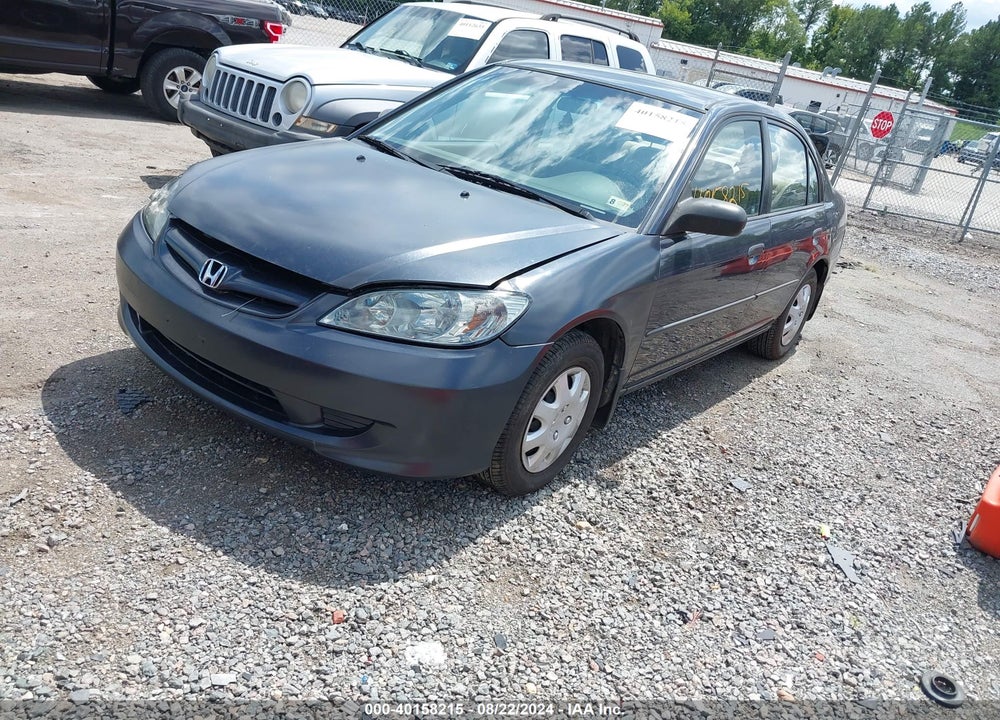 2004 HONDA CIVIC VP VIN: 2HGES16364H596421