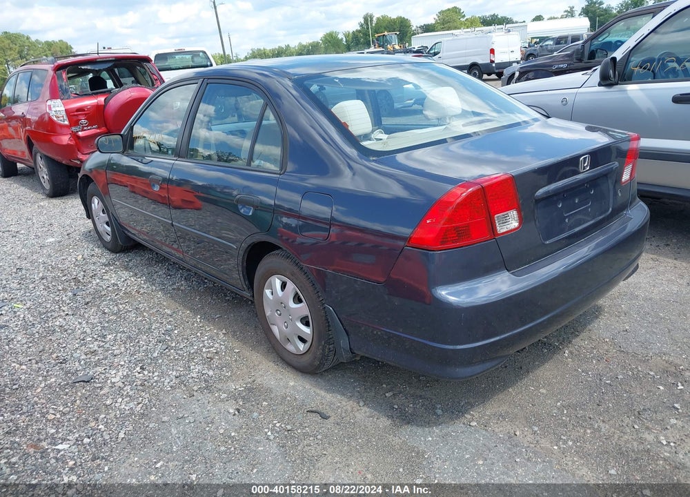 2004 HONDA CIVIC VP VIN: 2HGES16364H596421